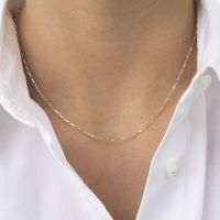 A BREND | Ketting Felixi 32-40cm zilver 2